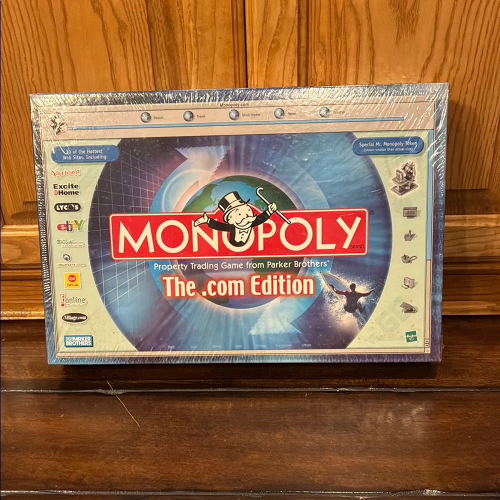 New Monopoly The .com Edition Board Game - Y2K - 2000 Vintage